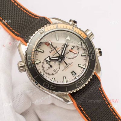 Japan Grade Omega Seamaster Planet Ocean 600m Chronograph Replica Watch - Gray Dial